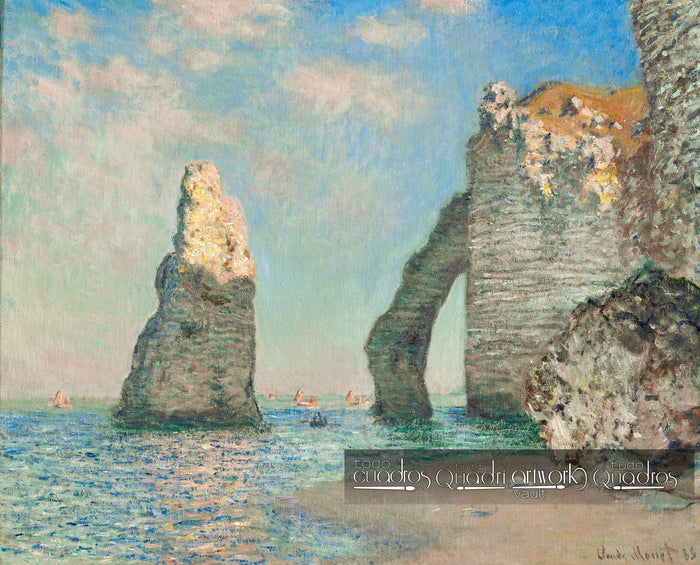 The Cliffs at Étretat, Monet