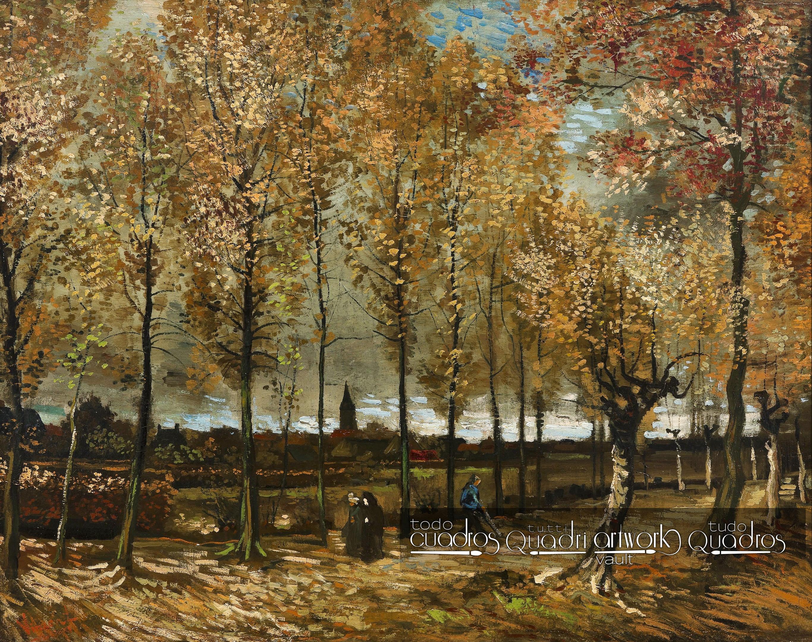 Poplars near Nuenen, Van Gogh