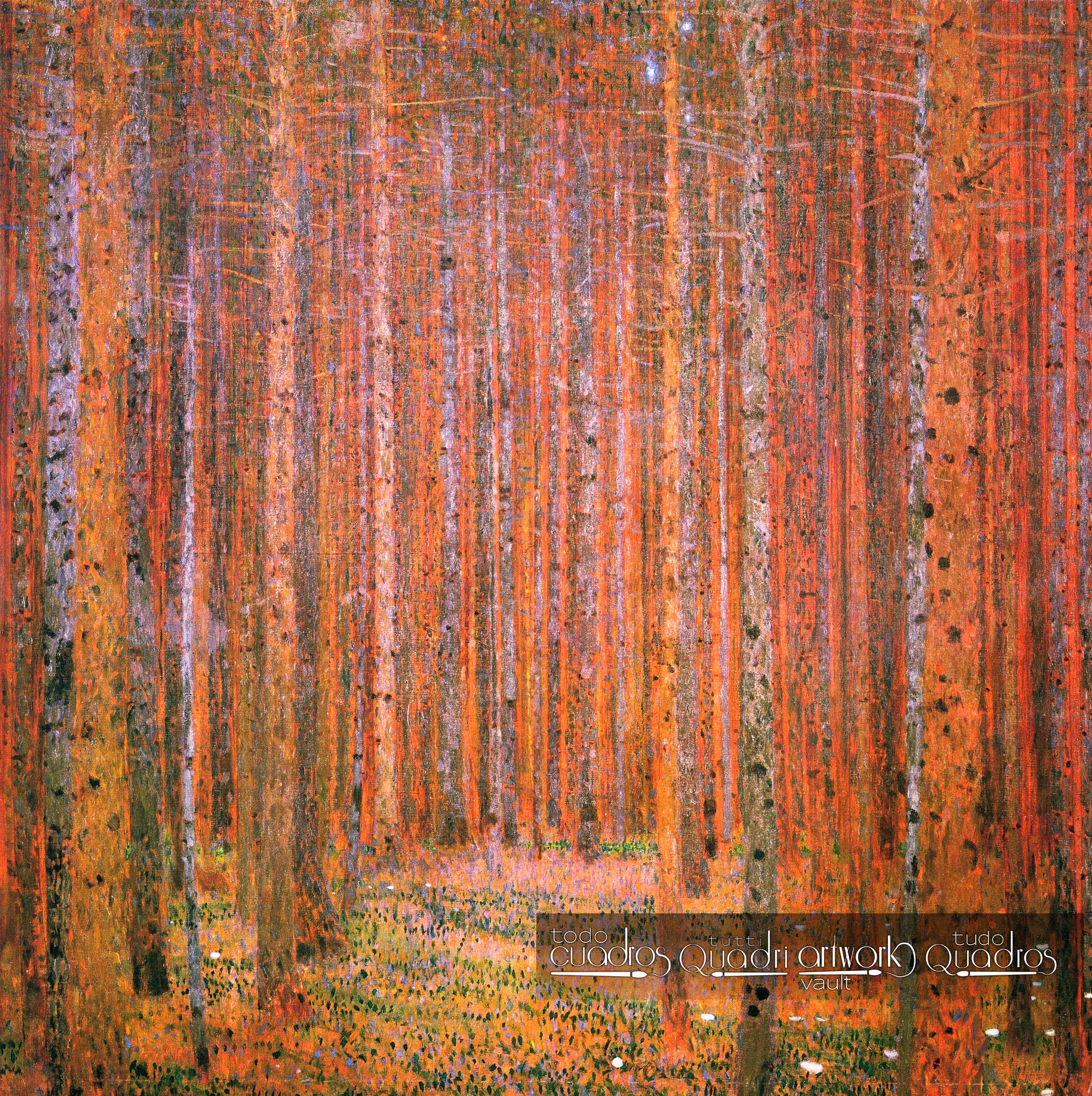 Pine Forest, Klimt