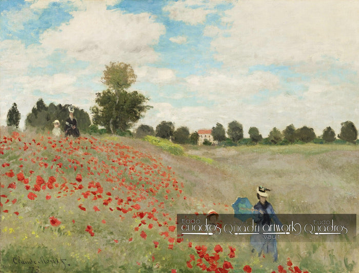 Poppy Field, Monet