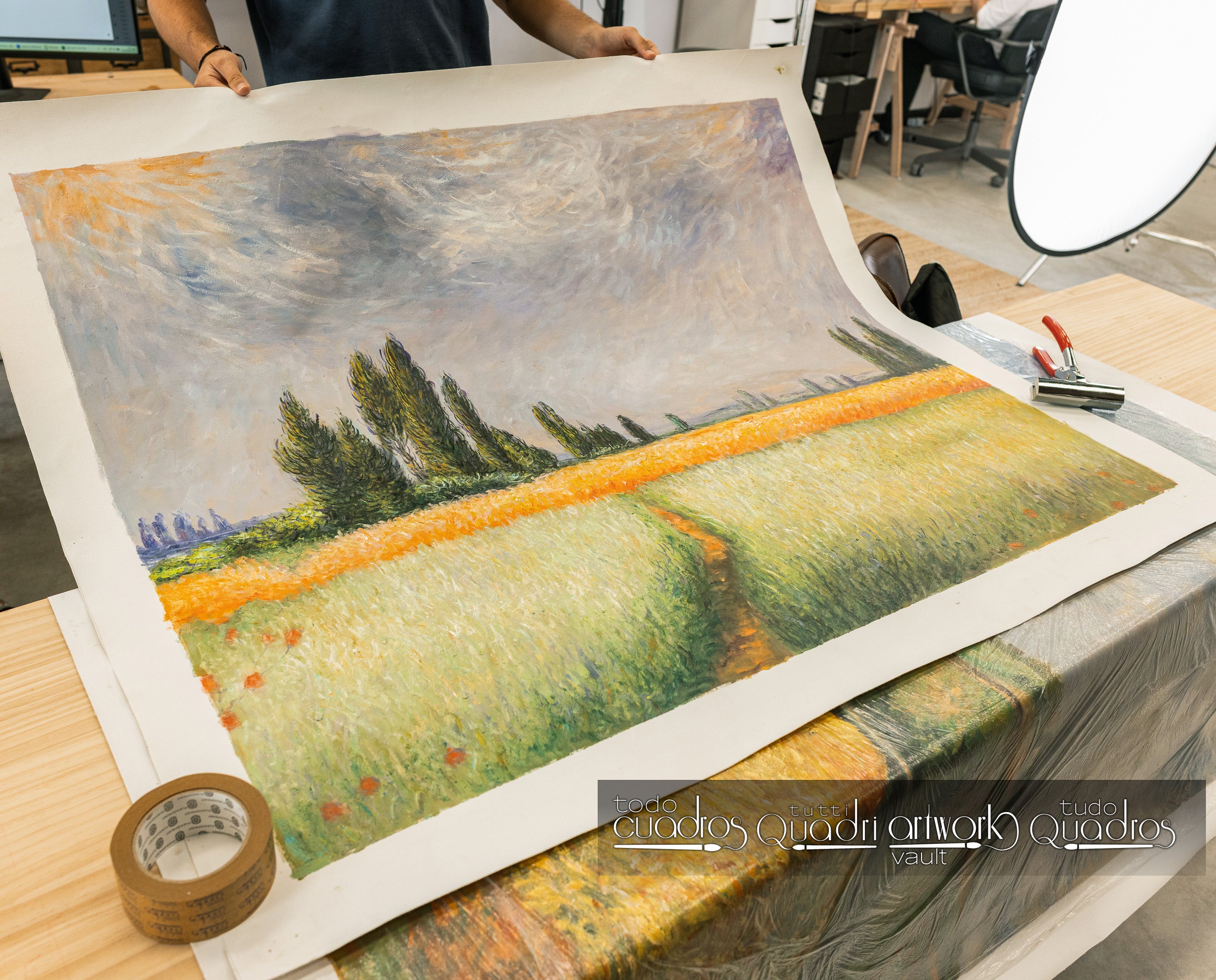 Wheat Field, Monet