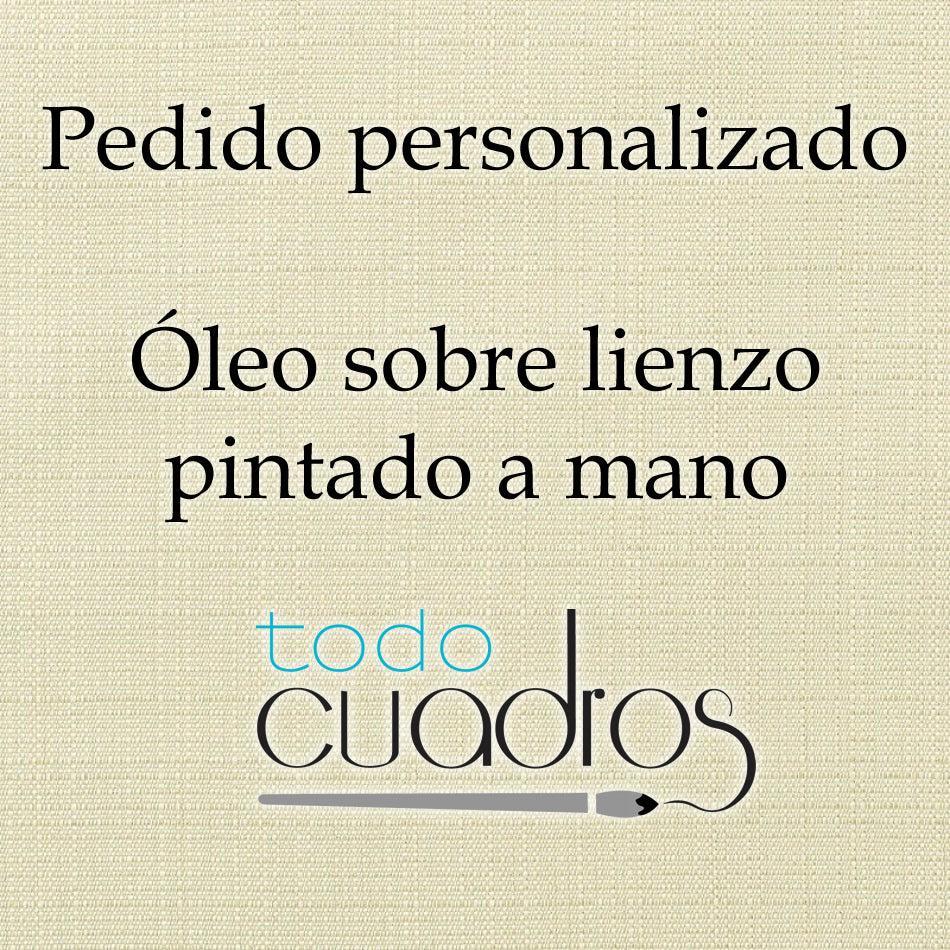 1 x cuadro al óleo sobre lienzo "Retrato boda 84 cm de alto x 66 cm de ancho". Pedido personalizado para Ángela Gaspar Rodríguez