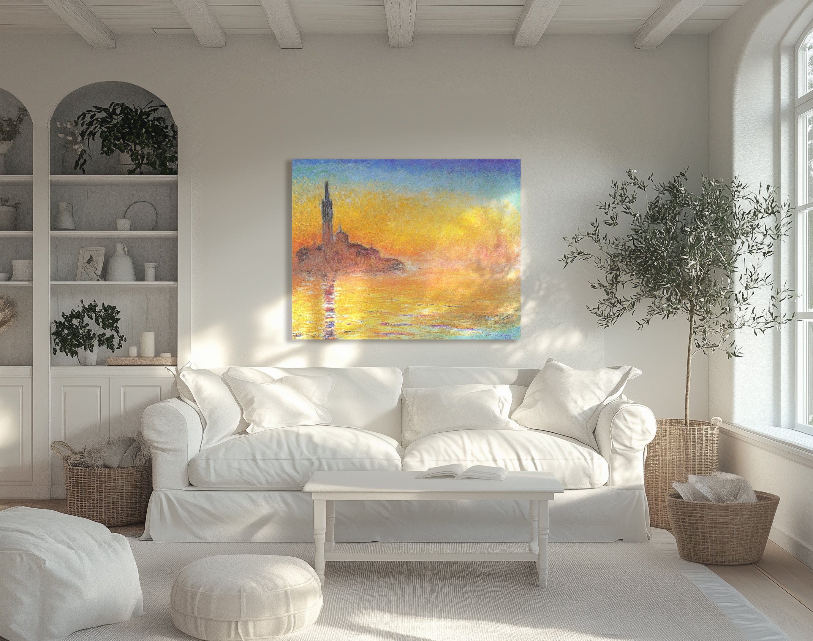 San Giorgio Maggiore at Dusk, Monet