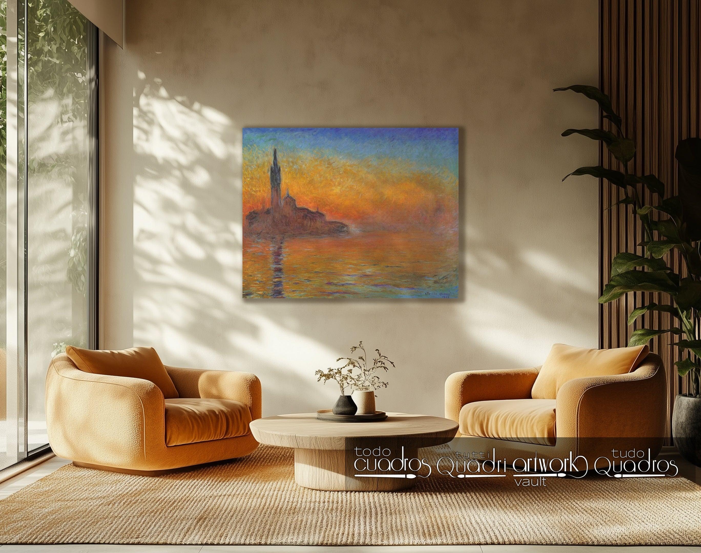 San Giorgio Maggiore at Dusk, Monet