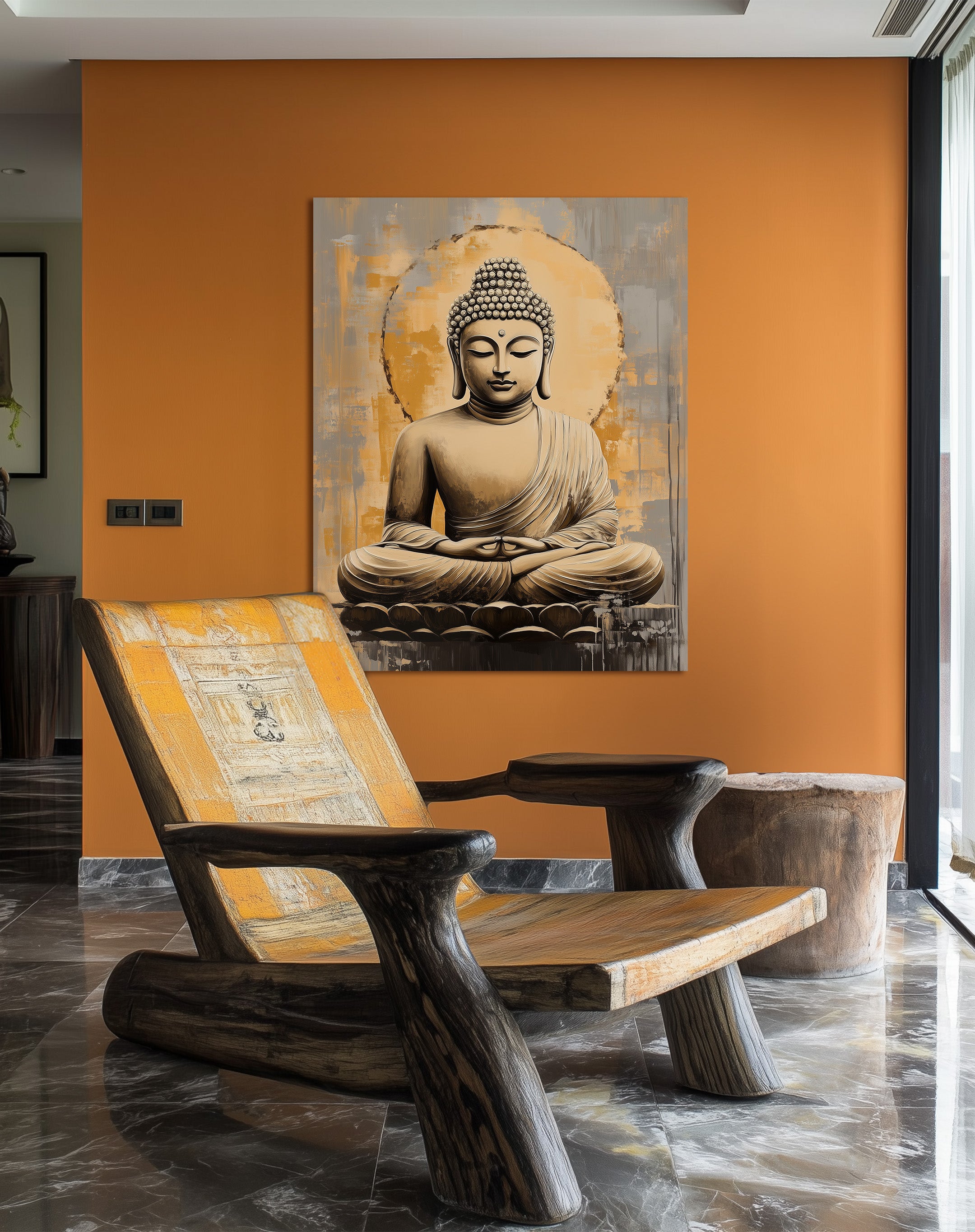 Buddha Among Ochres