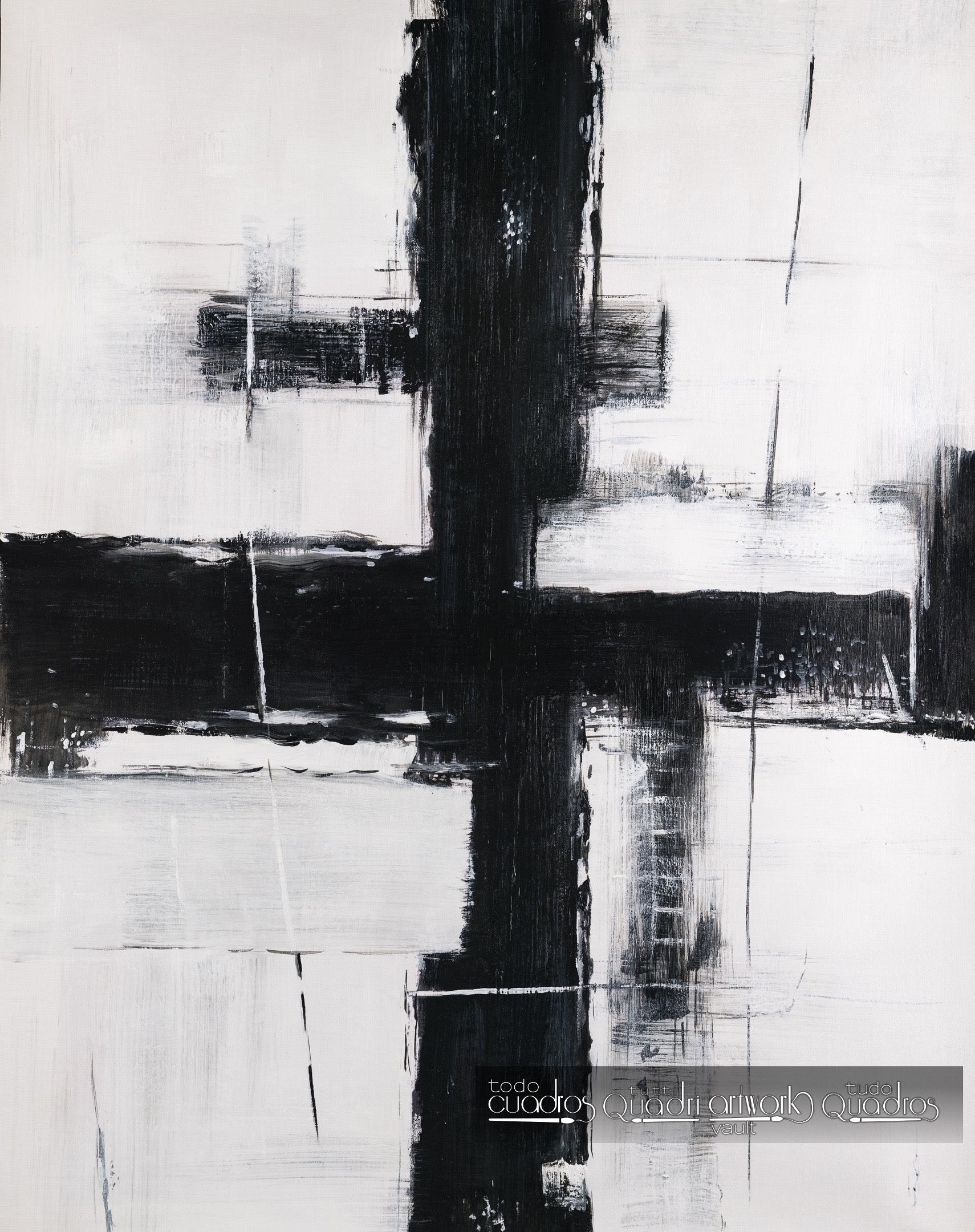 Intersection in Black and White