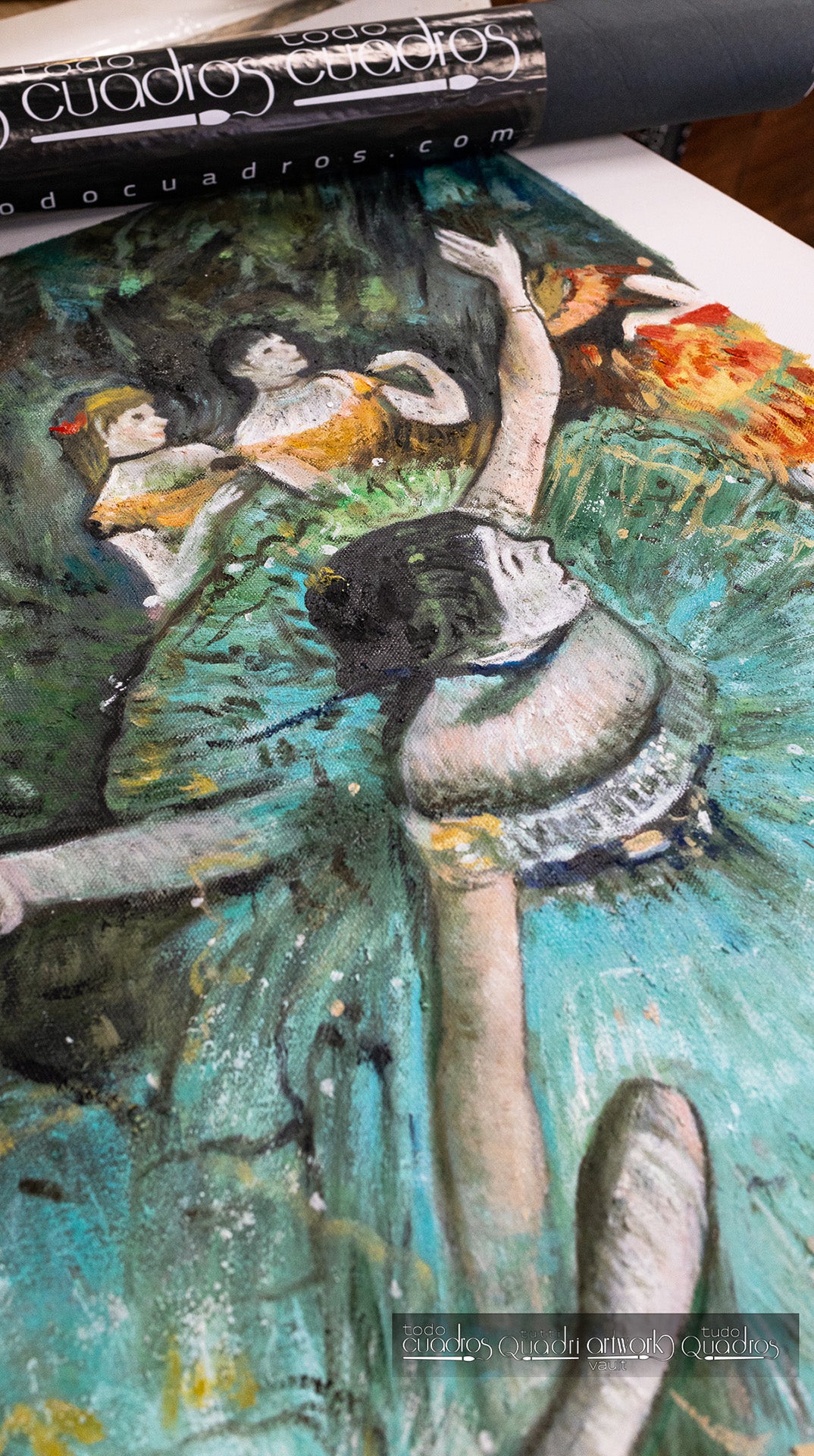 Swaying Dancer (Dancer in Green), Degas