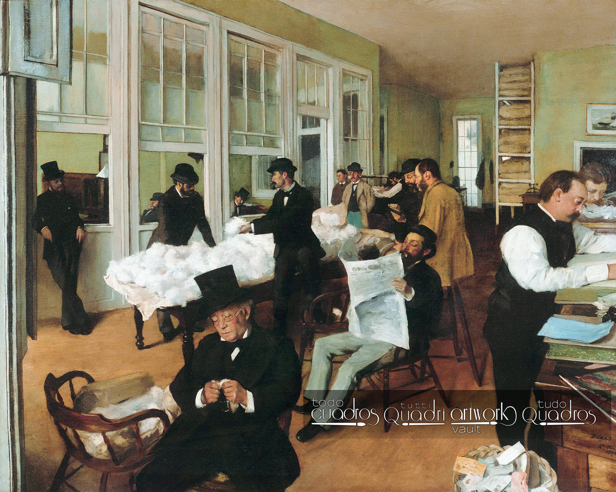 A Cotton Office in New Orleans, Degas