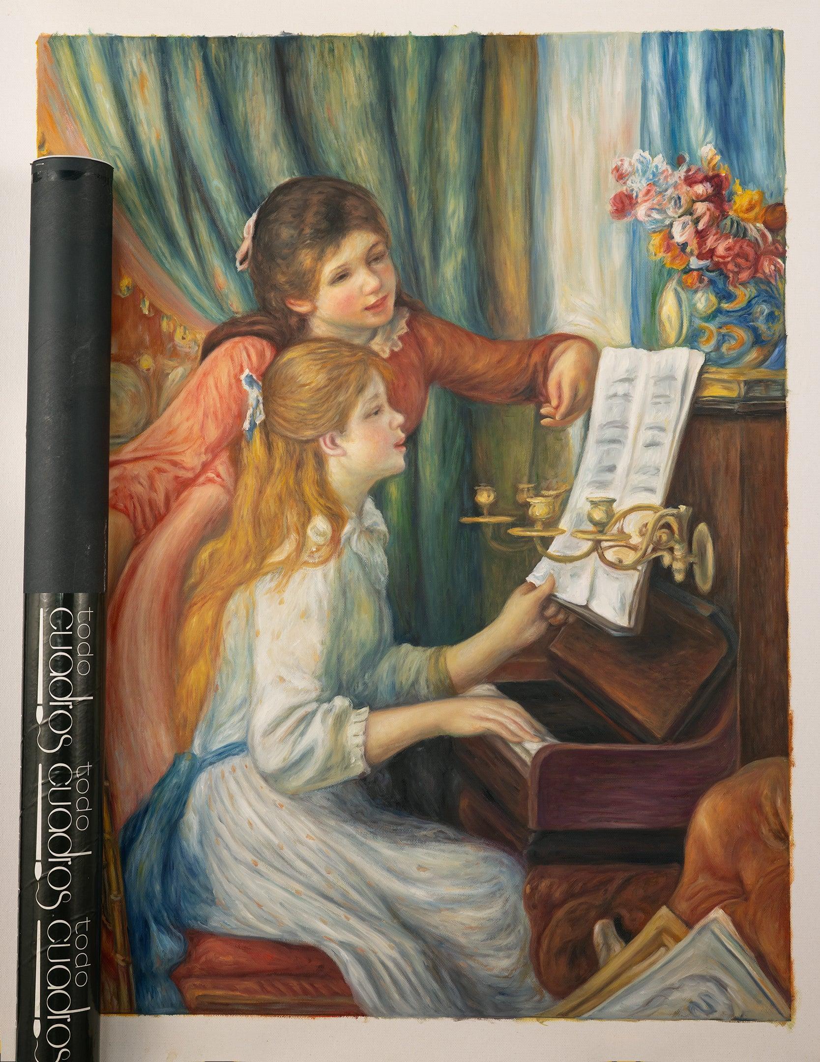 Two Young Girls at the Piano, Renoir