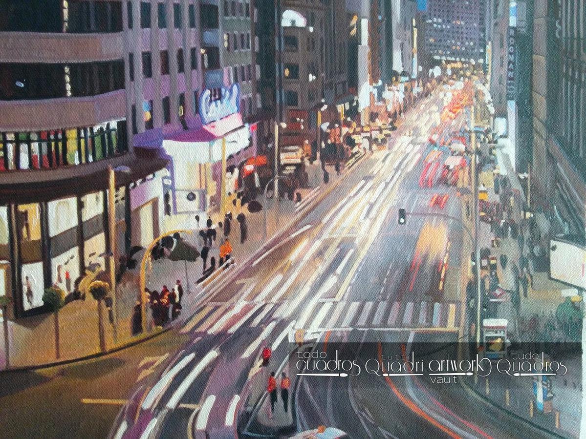 Madrid's Gran Vía by Night