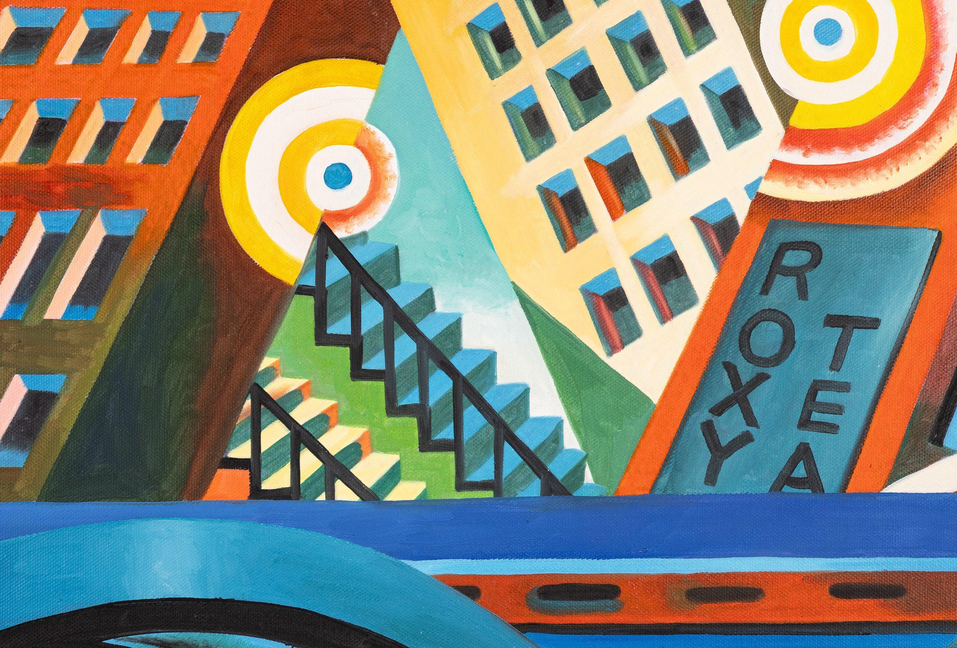 Skyscrapers and Tunnel, Depero