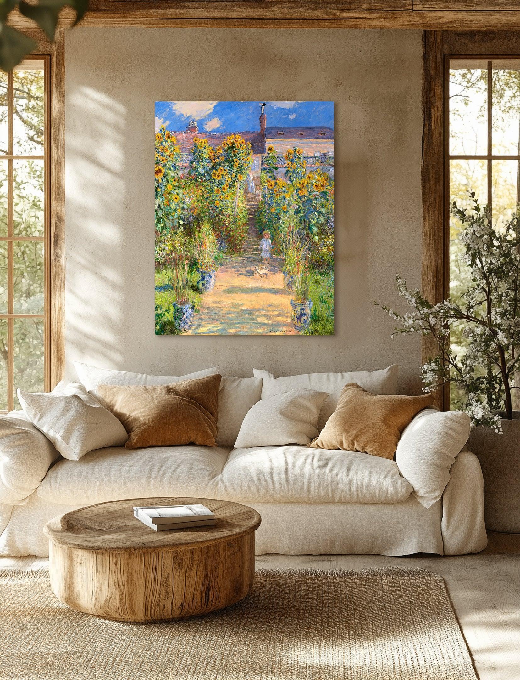 The Artist's Garden at Vétheuil, Monet