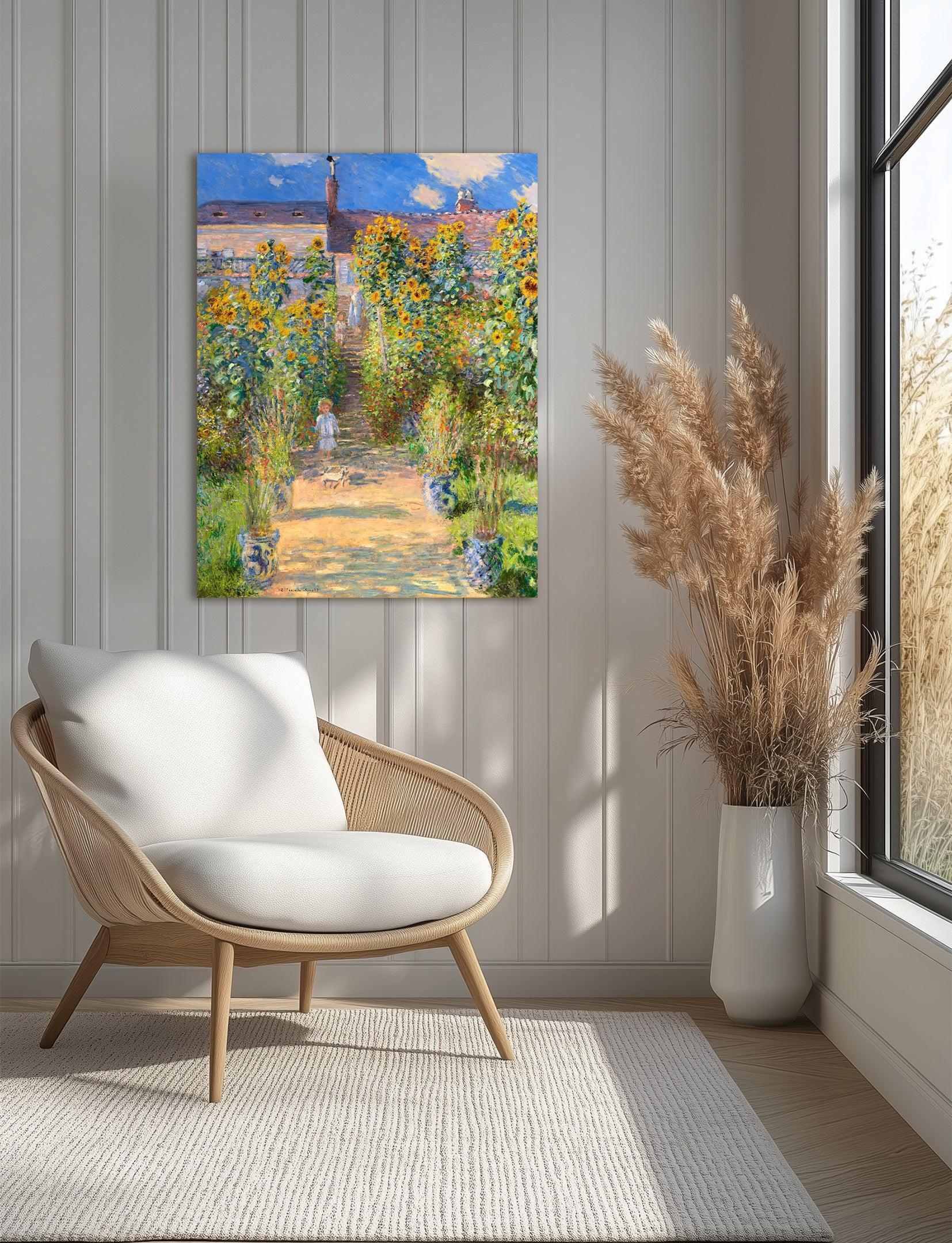 The Artist's Garden at Vétheuil, Monet