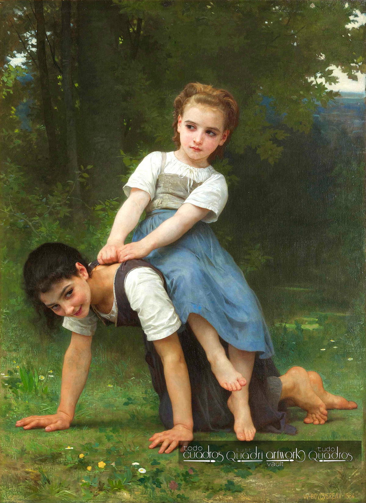 The Horseback Ride, Bouguereau