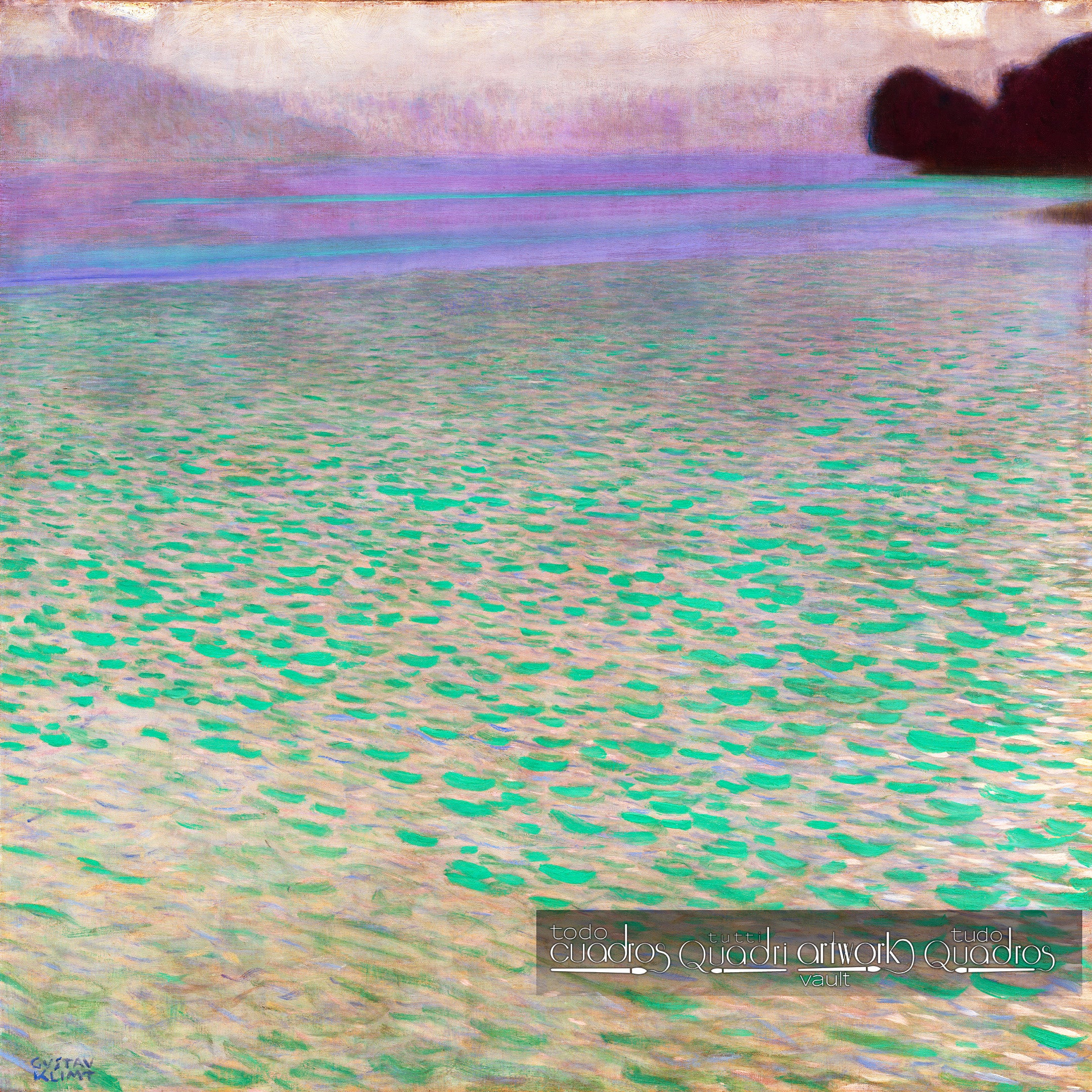 The Atersee Lake, Klimt
