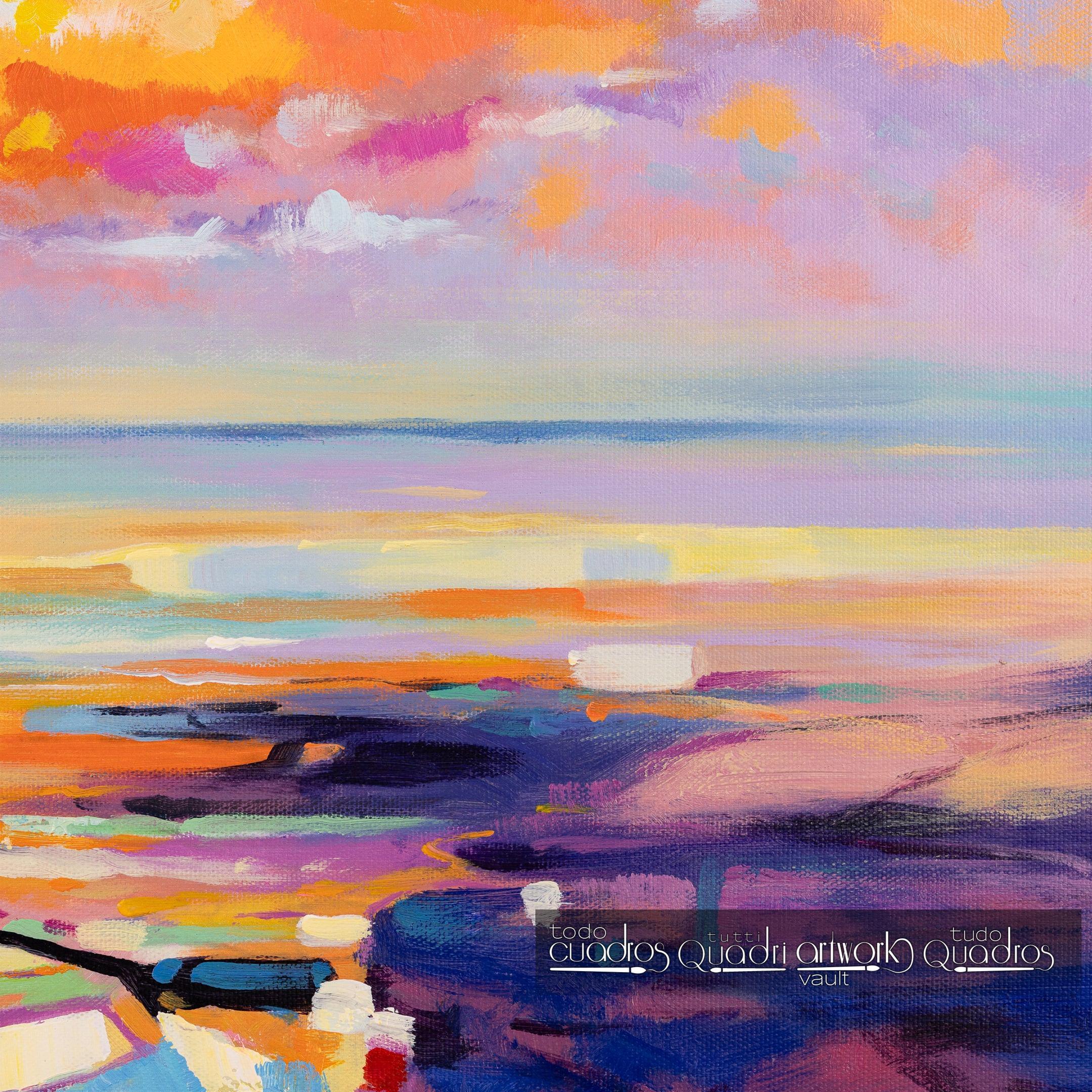 Twilight of Ibiza, oil