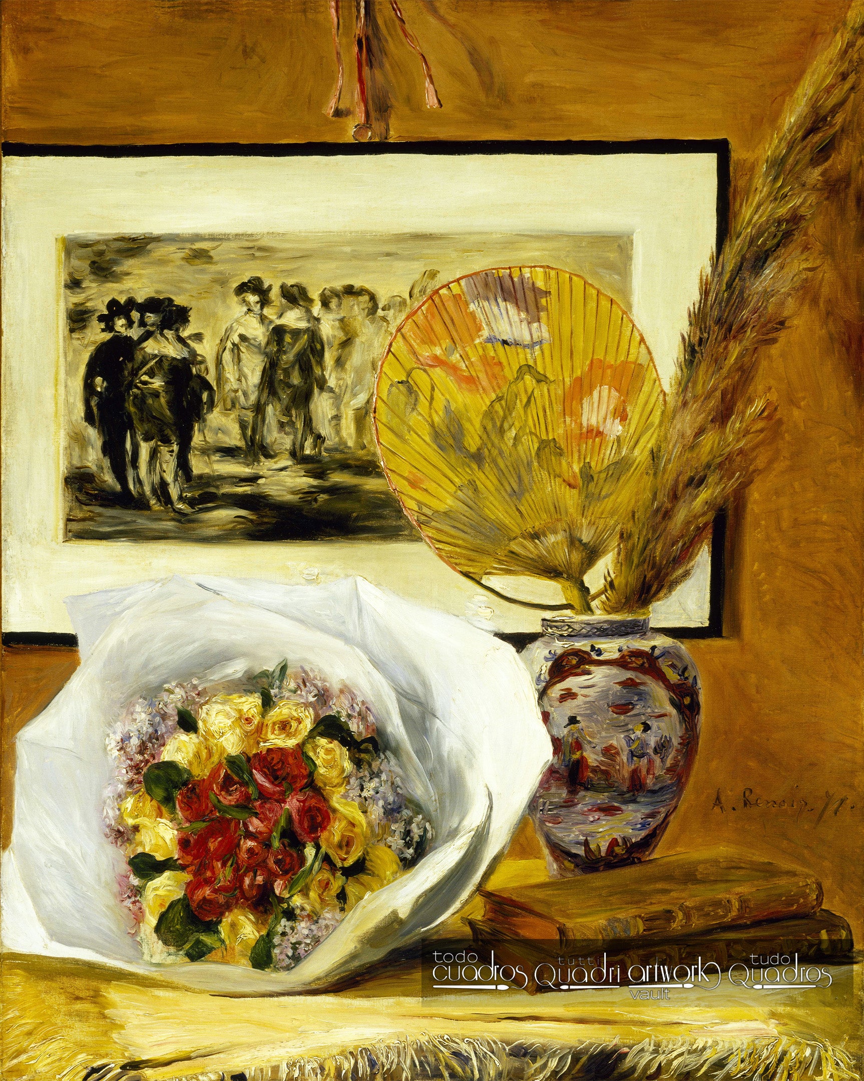 Still Life with Bouquet, Renoir