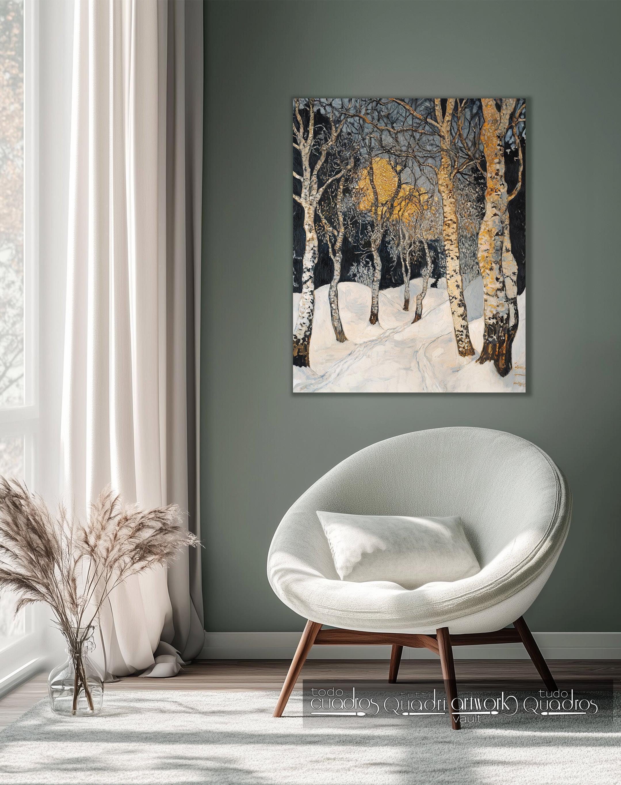 Winter's Spell, Klimt style