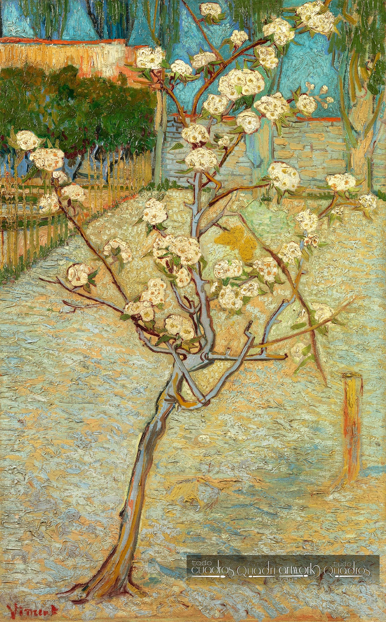 Small Pear Tree in Blossom, Van Gogh