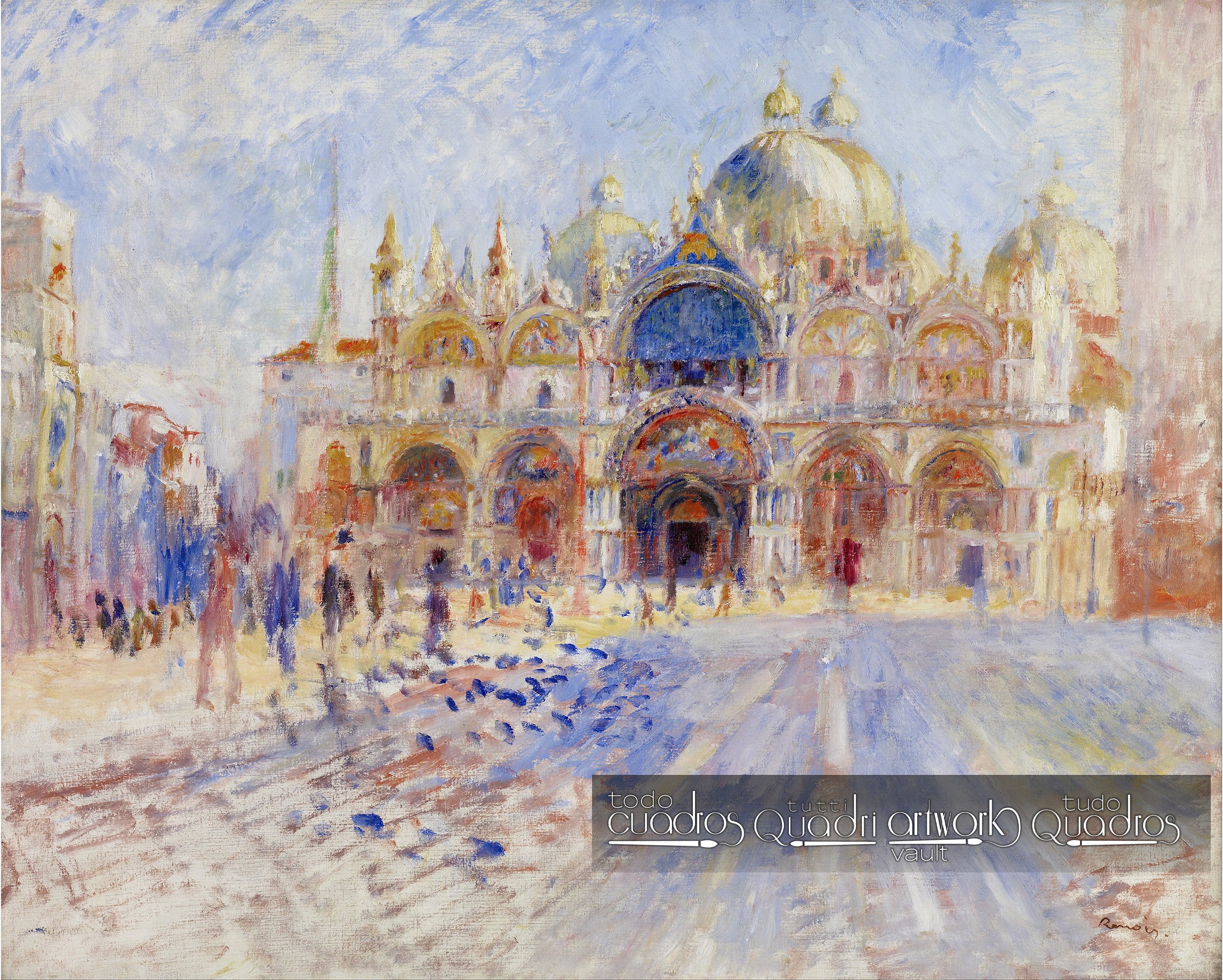 The Piazza San Marco, Renoir