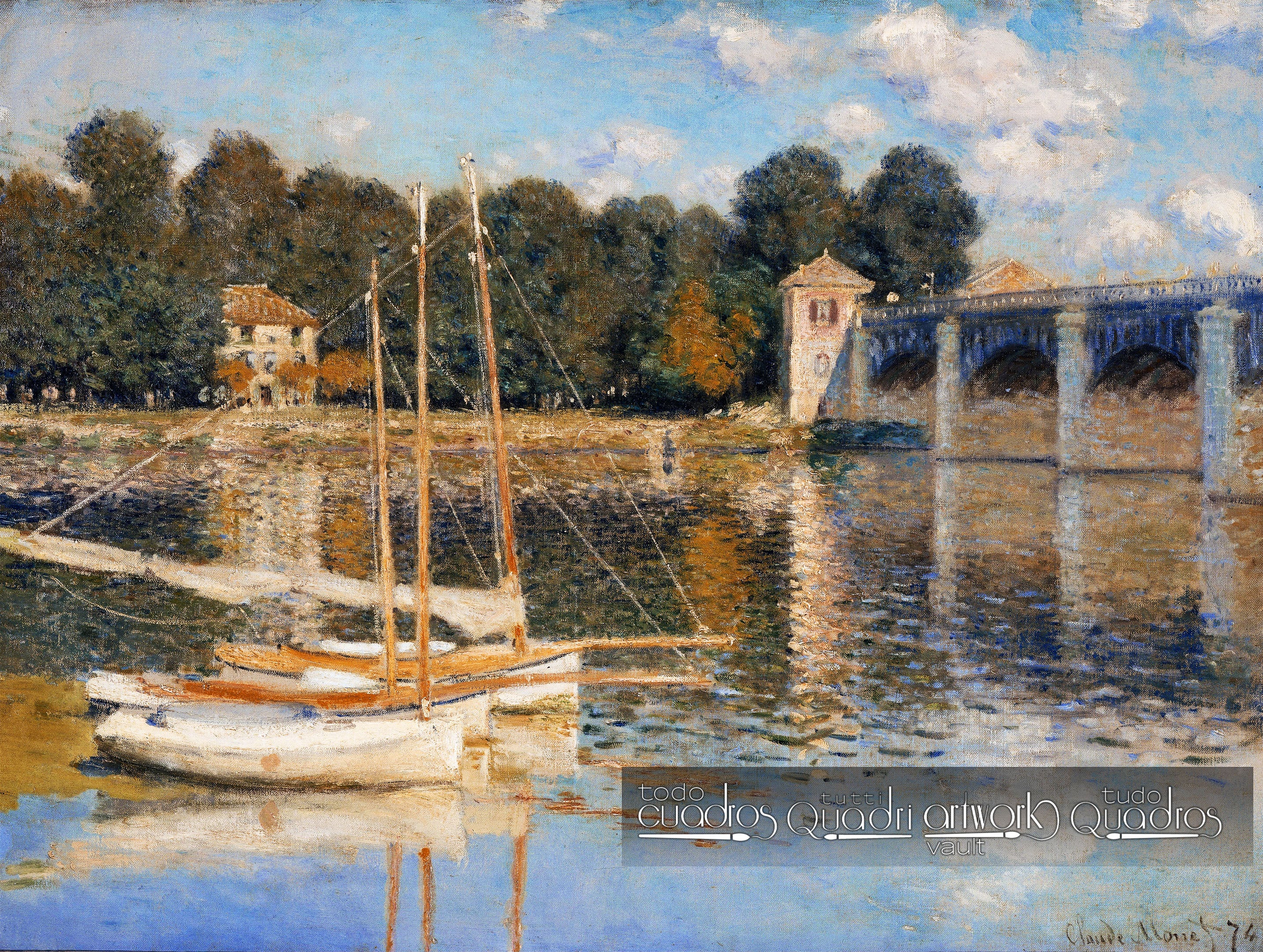 Argenteuil Bridge, Monet