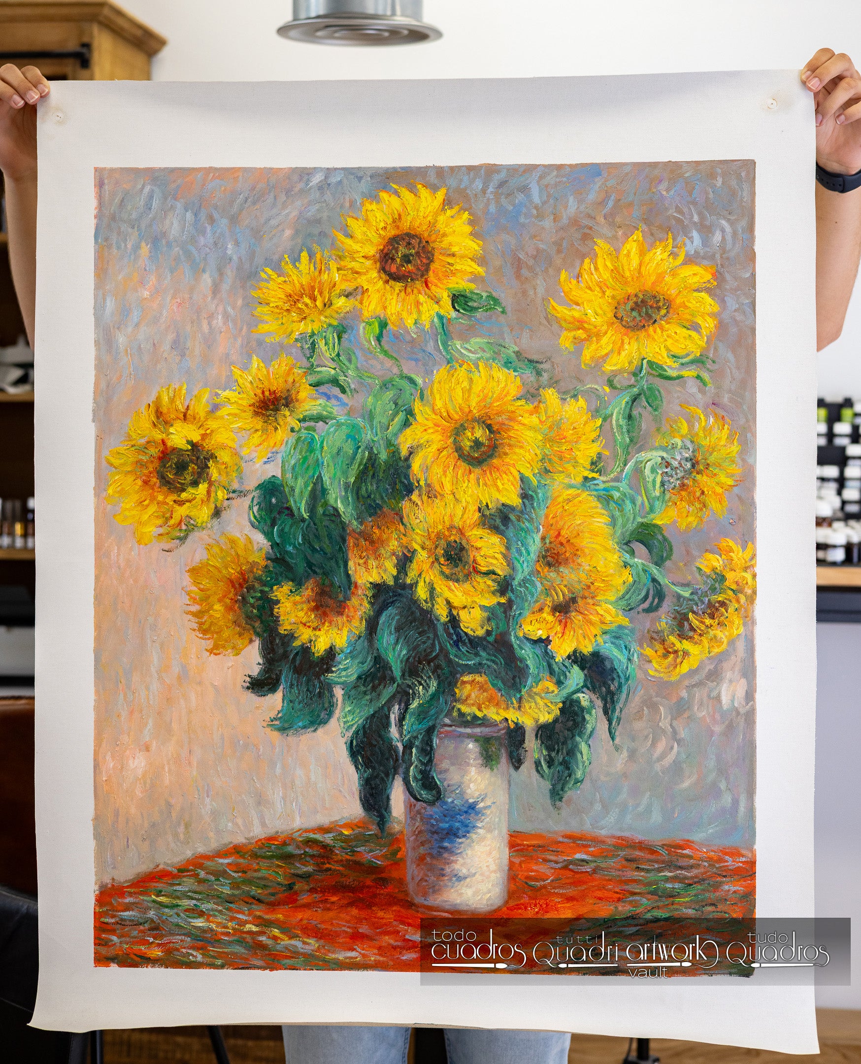 Bouquet of Sunflowers, Monet
