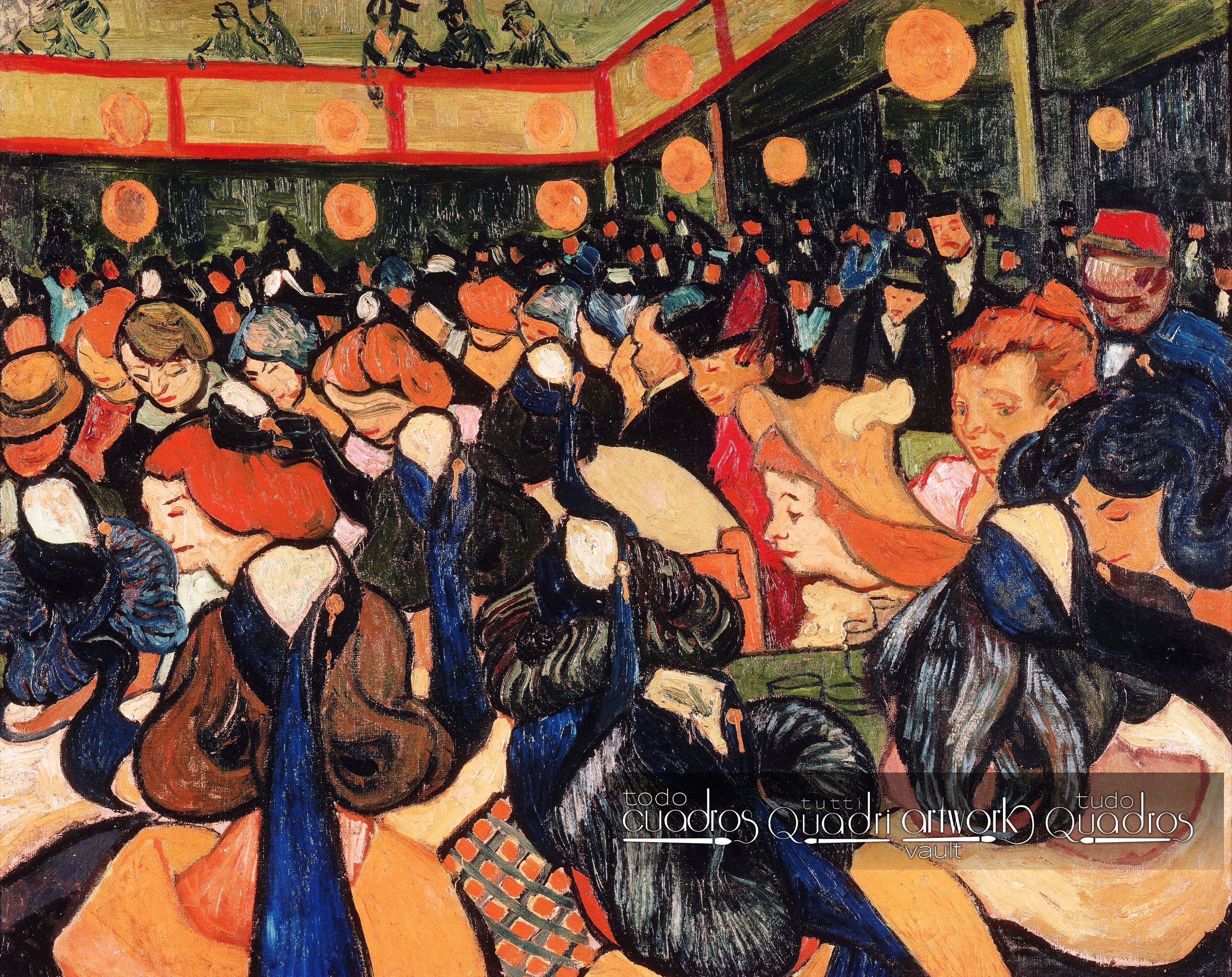 The Dance Hall in Arles, Van Gogh