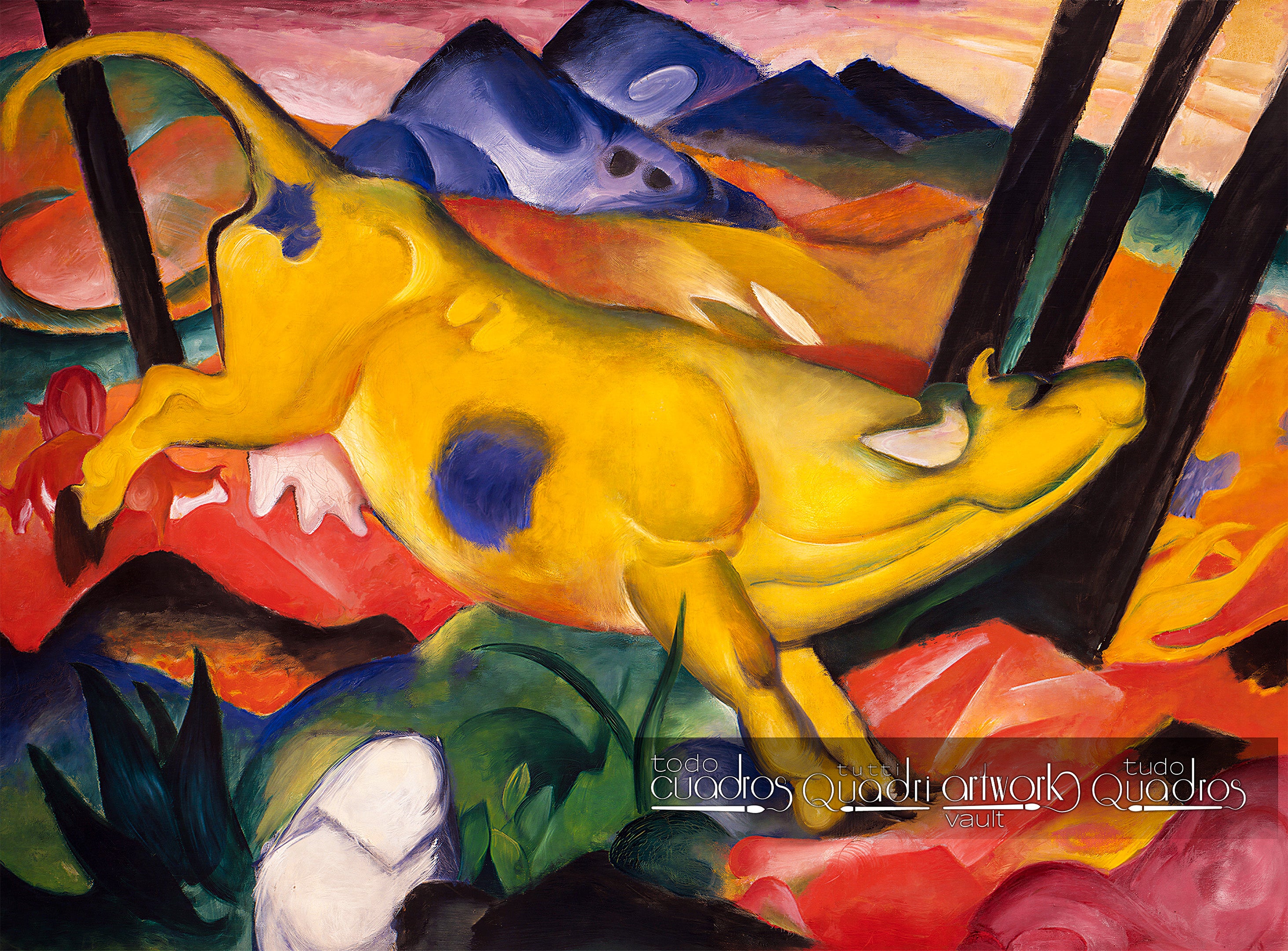 Yellow Cow, Franz Marc
