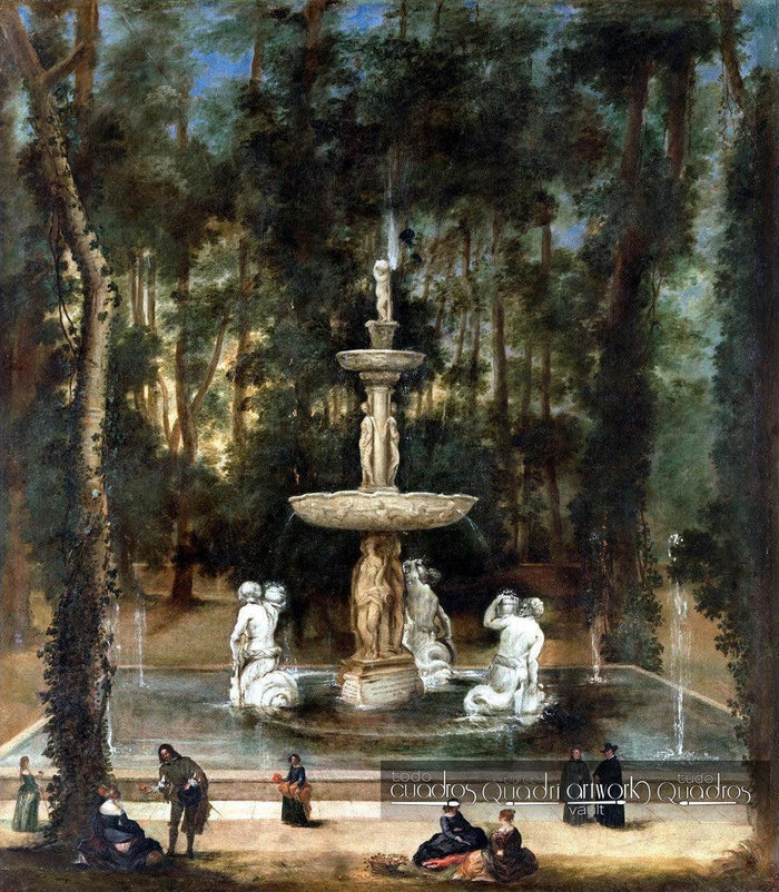The Fountain of the Tritons in the Island Garden of Aranjuez, Velázquez
