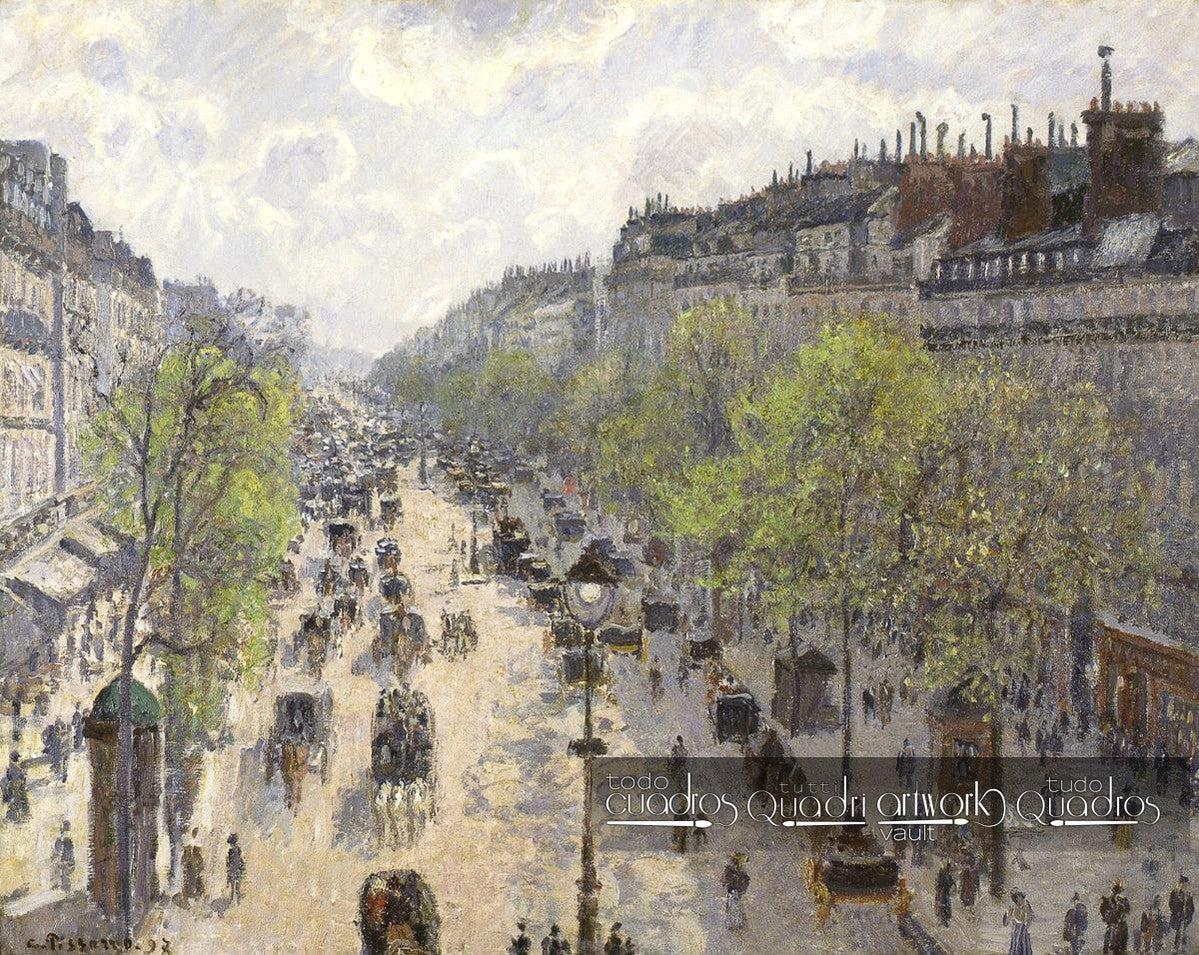 Boulevard Montmartre, Spring. Pissarro