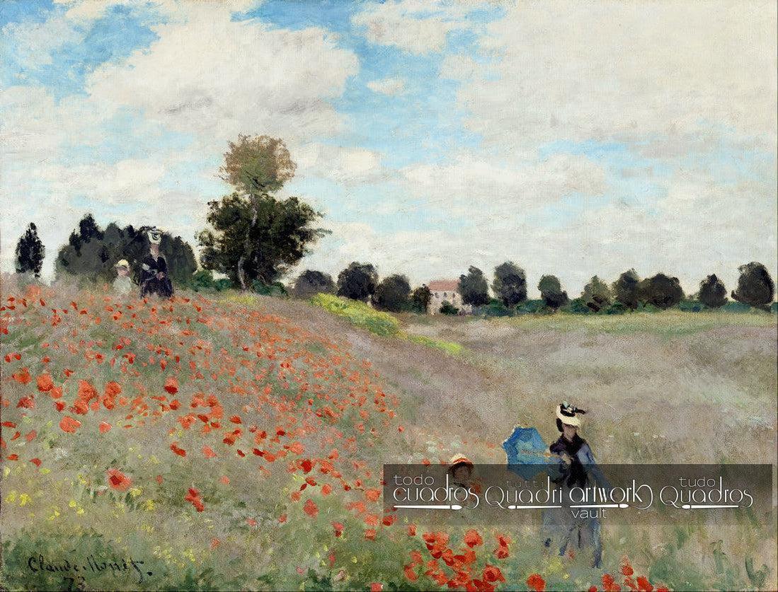 Poppy Field, Monet