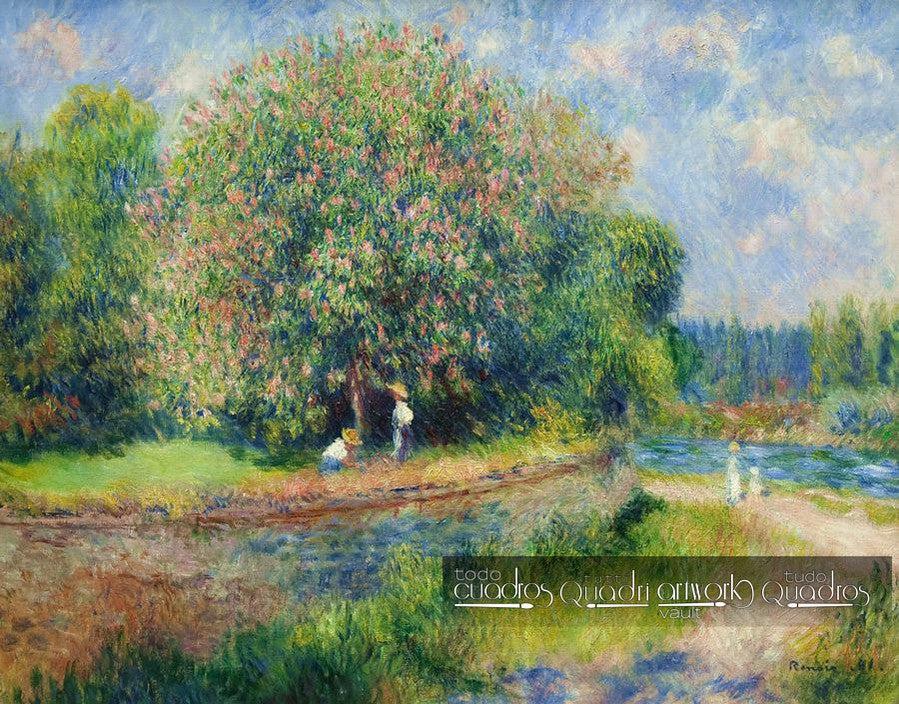 Chestnut Tree in Bloom, Renoir