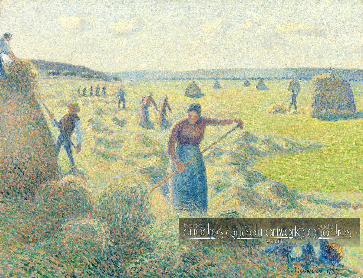 Haymaking, Éragny. Pissarro
