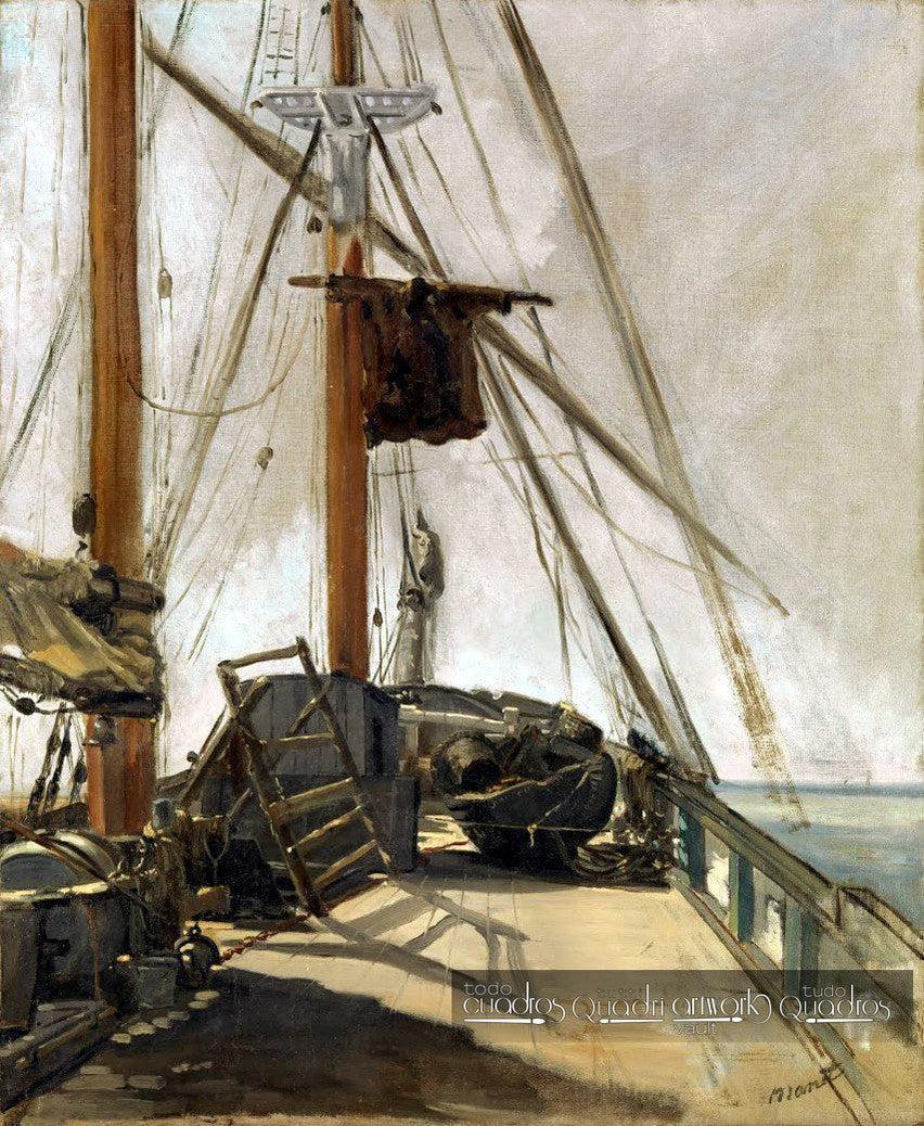 The Ship's Deck, Manet