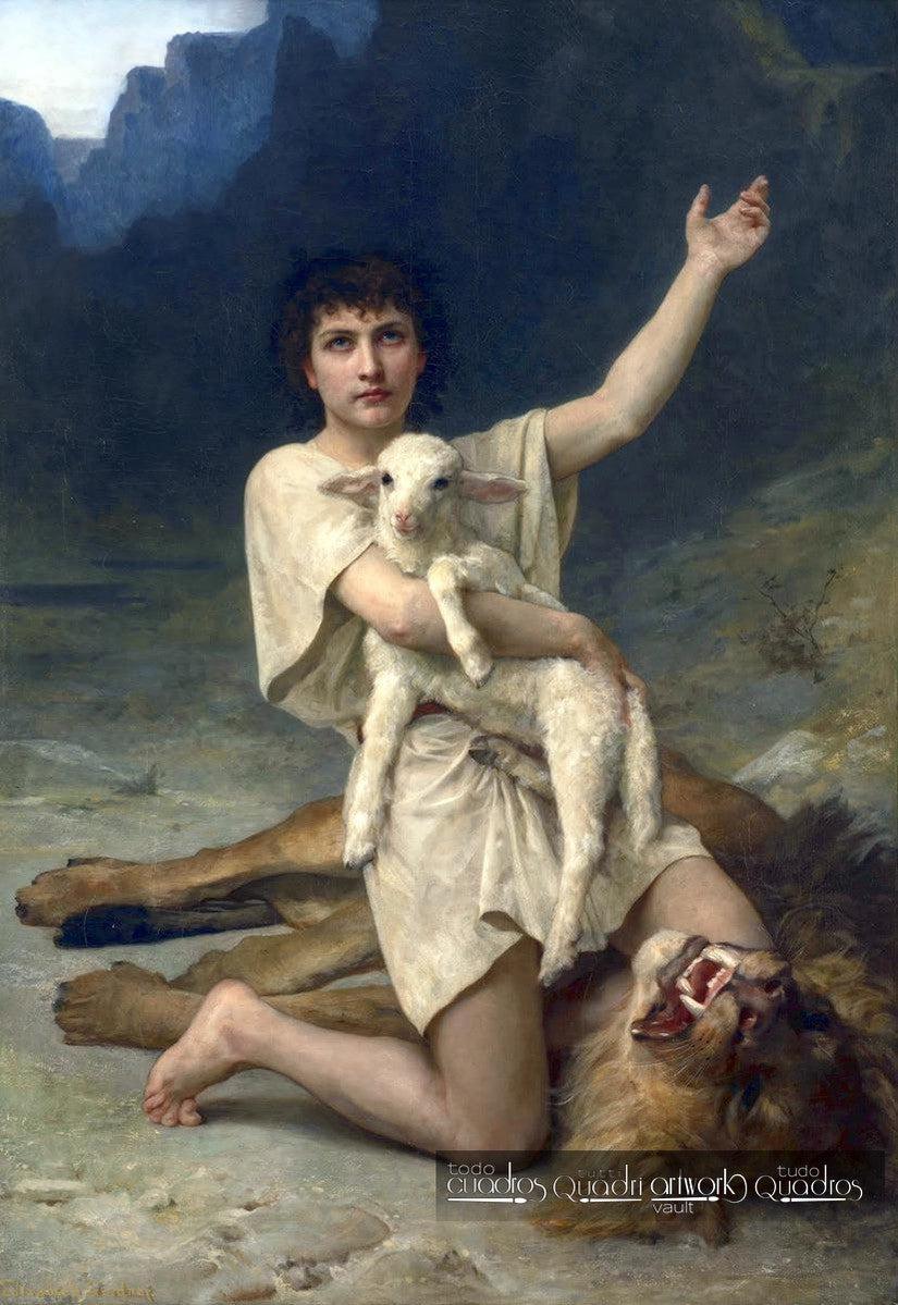 The Shepherd David, Elizabeth Jane Gardner Bouguereau