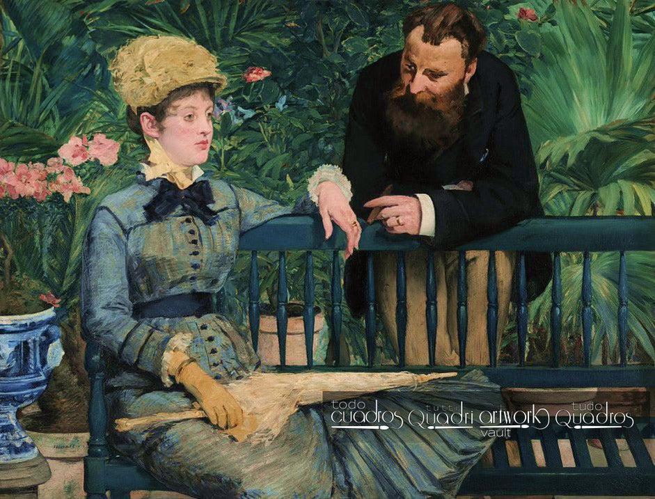 In the Conservatory, Manet