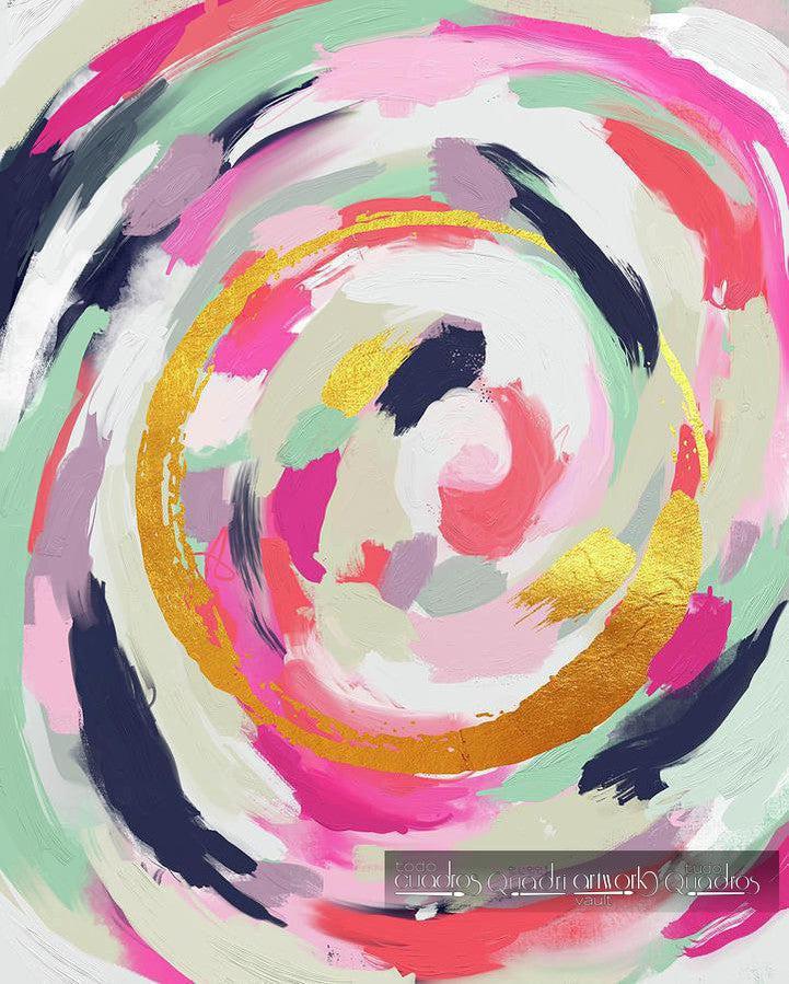 Japanese Spiral, Abstract
