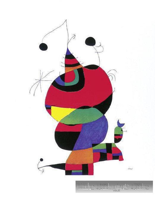 Woman, Bird and Star (Homage to Pablo Picasso), Miró