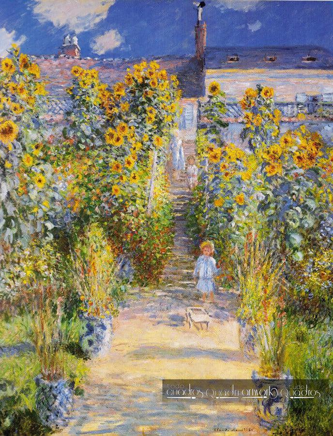 The Artist's Garden at Vétheuil, Monet