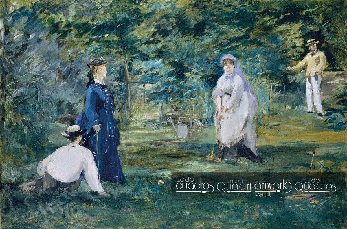 A Game of Croquet, Manet