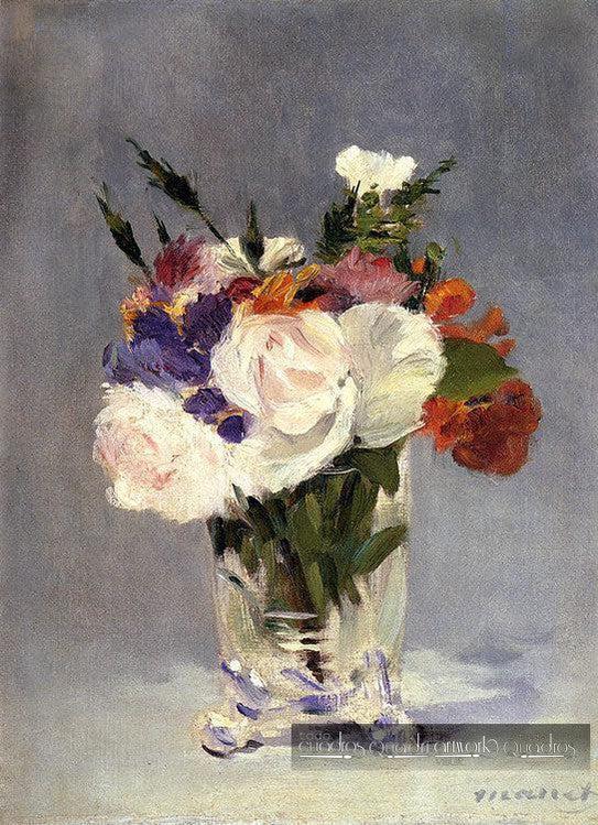 Flowers in a Crystal Vase, Manet