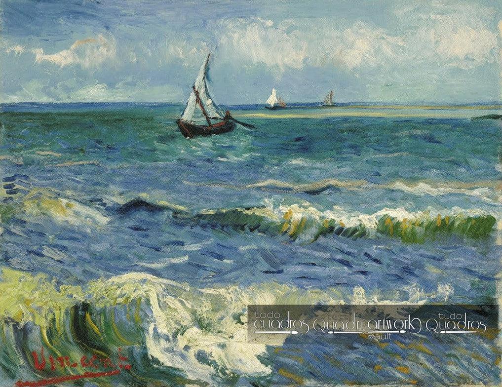 Seascape at Les Saintes-Maries-de-la-Mer, Van Gogh
