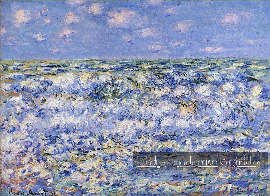 Waves Breaking, Monet