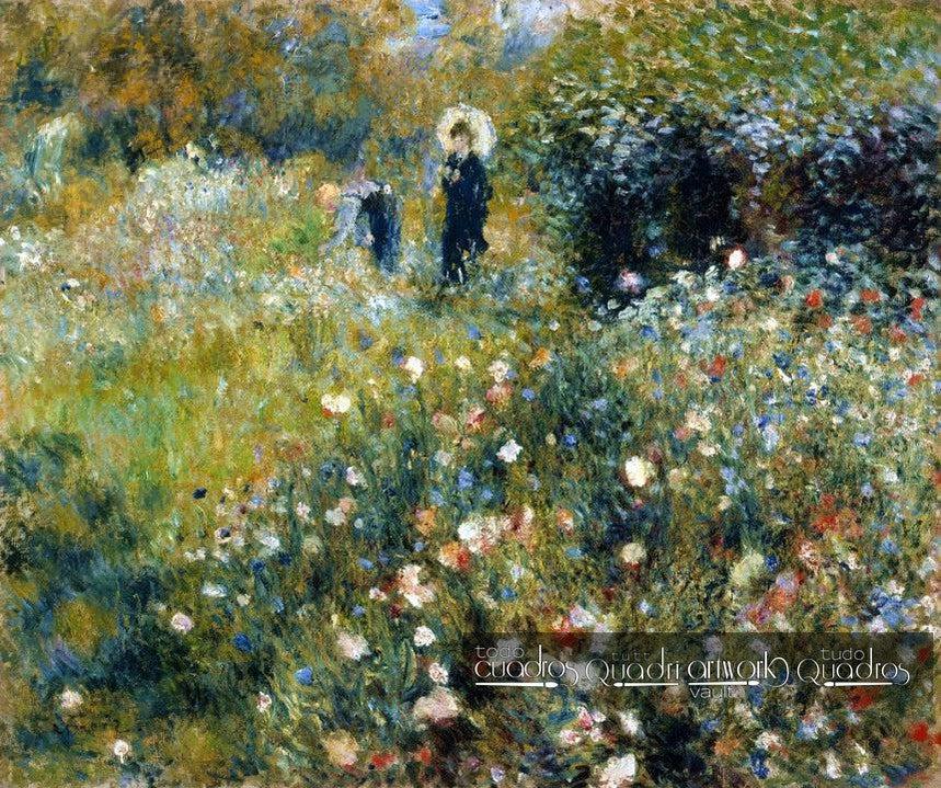Woman with a Parasol in a Garden, Renoir