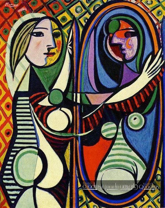 Girl Before a Mirror, Picasso