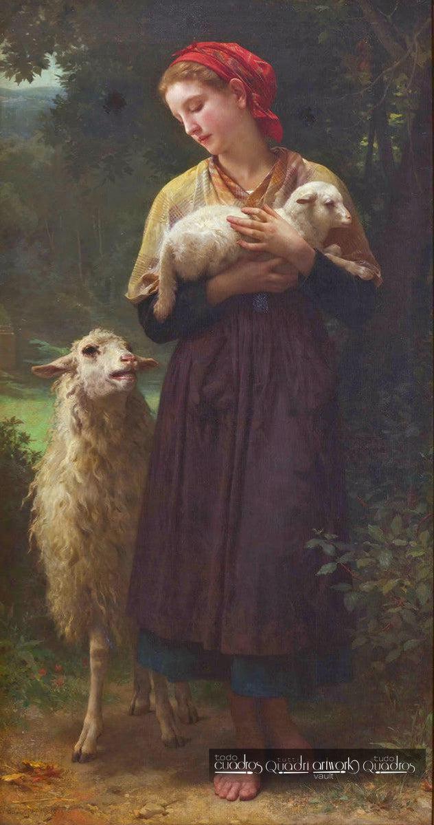 The Newborn Lamb, Bouguereau