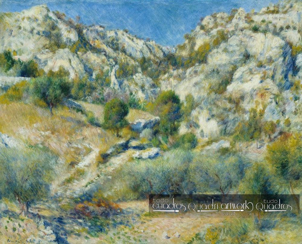 Rocky Crags at L'Estaque, Renoir