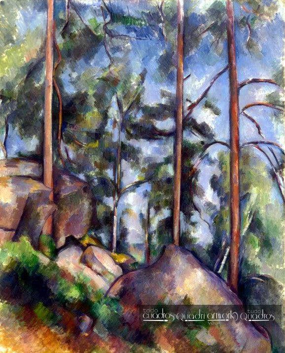 Pines and Rocks, Cézanne