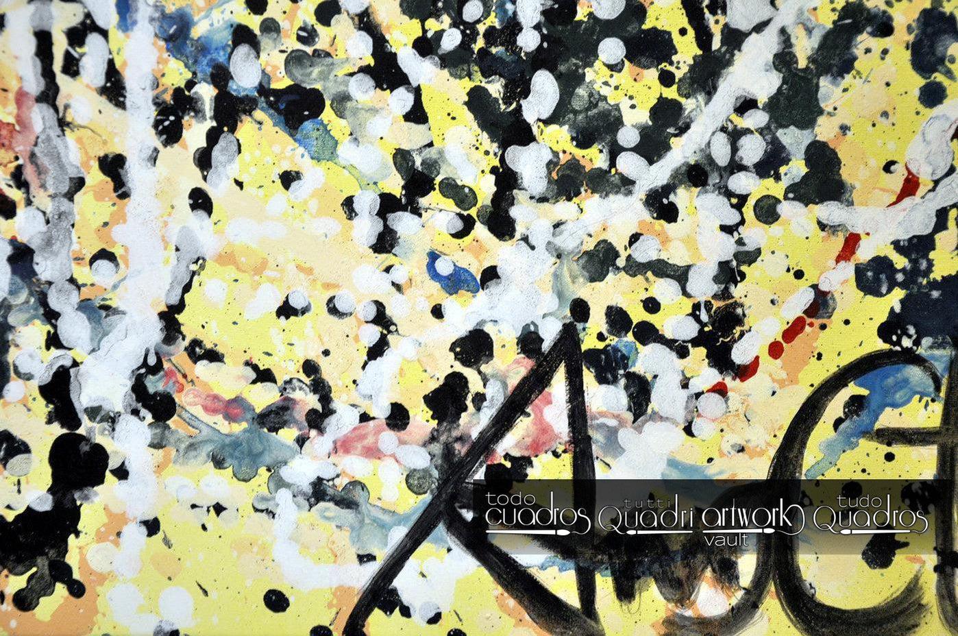 Cuadro "Homenaje a Pollock" <br /> A. Croxatto (2015)