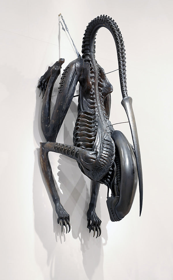 Metal art installation.